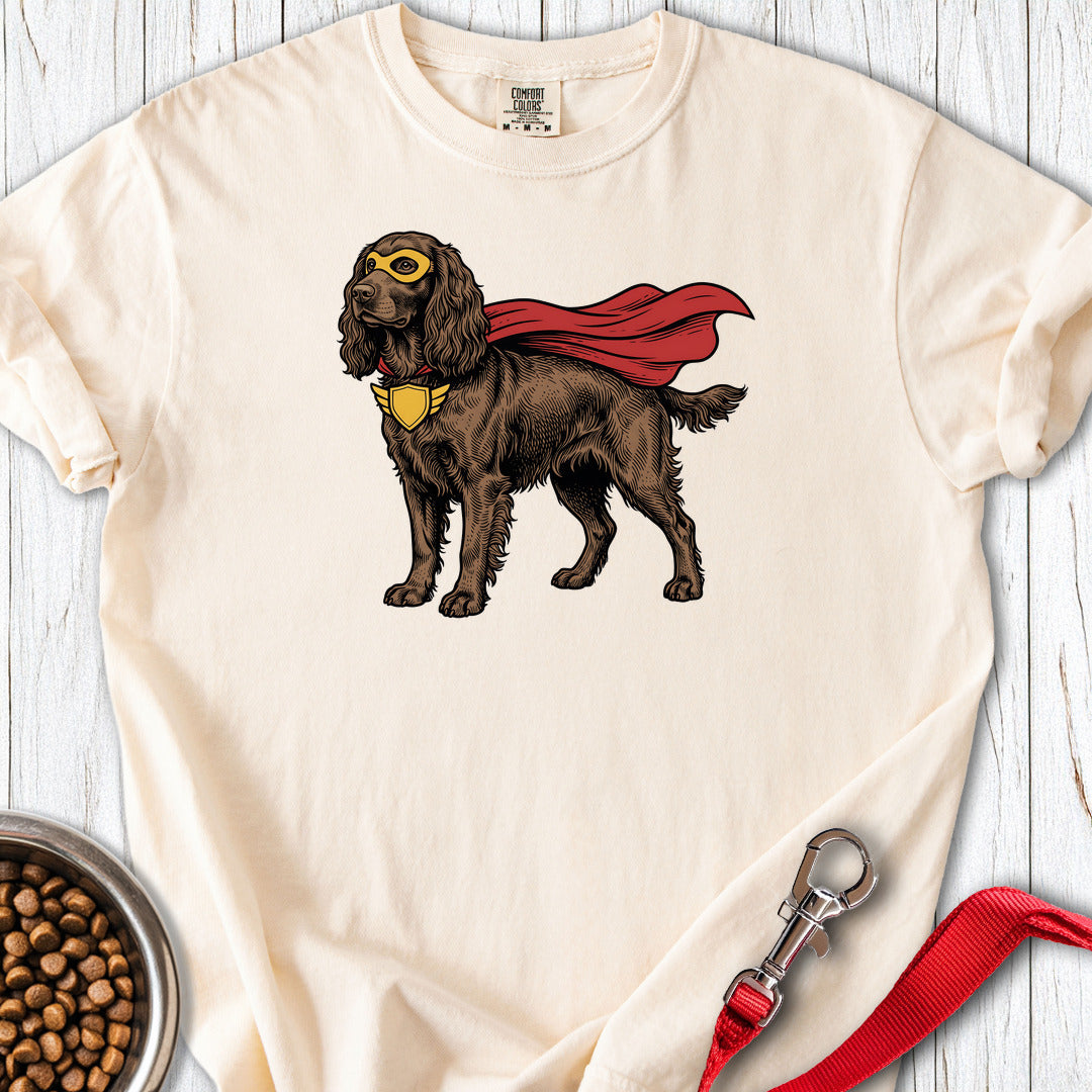 Boykin Spaniel Superhero Premium Tee — Ivory