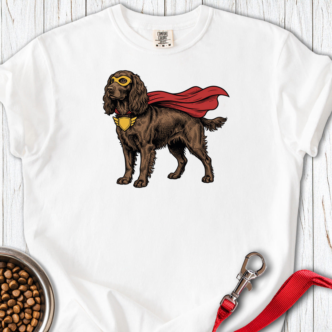 Boykin Spaniel Superhero Premium Tee — White