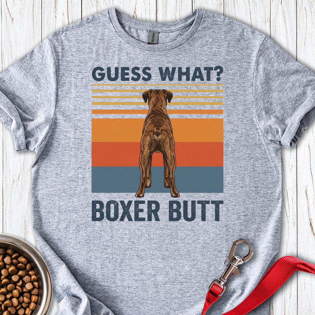 Brindle Boxer Butt — Sport Grey
