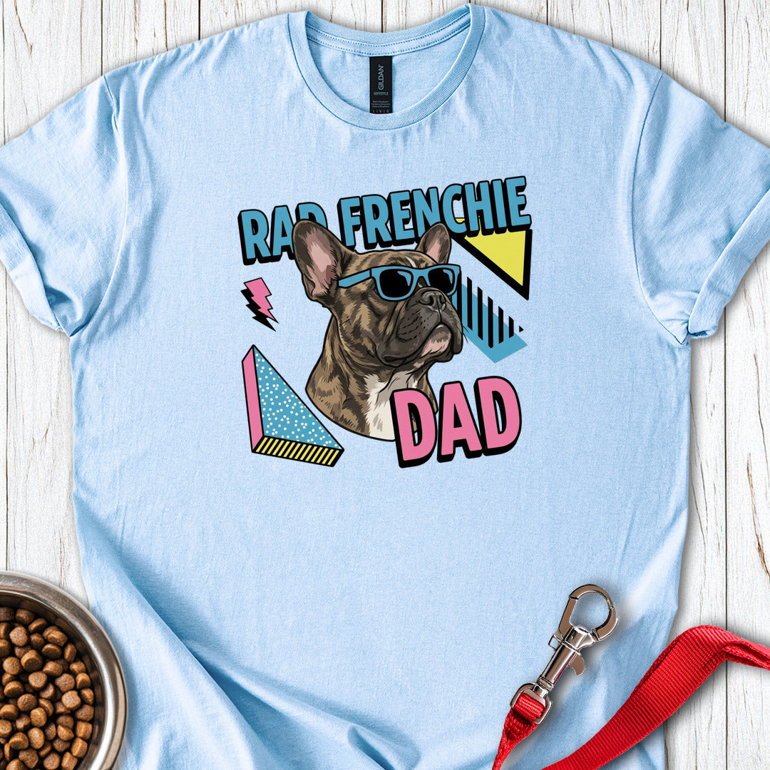 Brindle Frenchie Dad 90's Light Blue