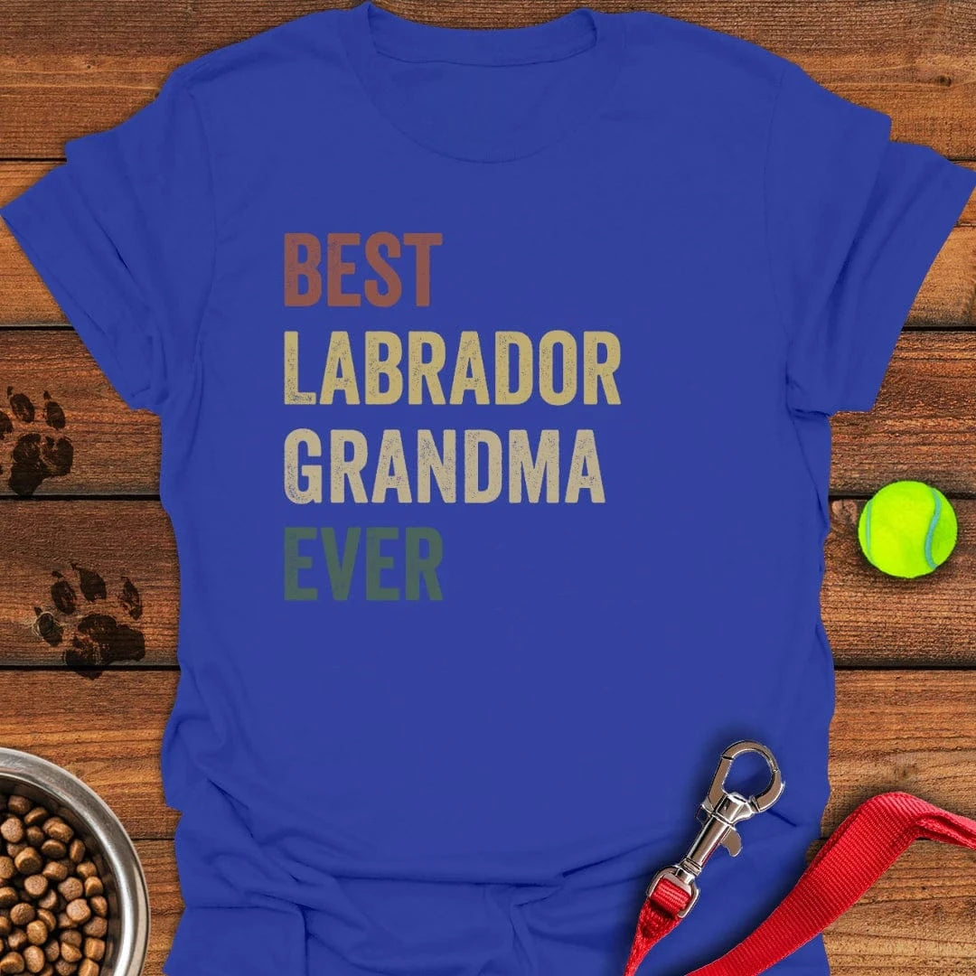Best Labrador Grandma T-Shirt Royal