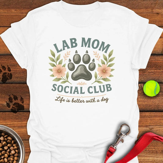 Lab Mom Social Club T-Shirt White