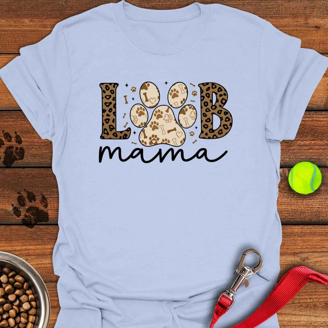 Labrador Mama T-Shirt Light Blue