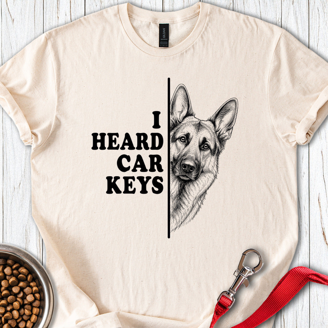 Car keys German Shepherd Natural