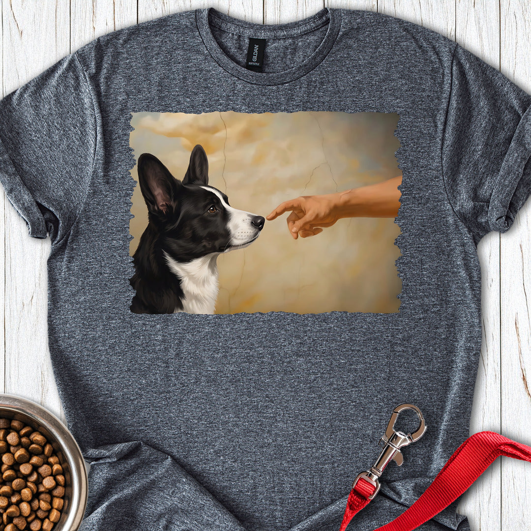 Cardigan Welsh Corgi Black And White Creation — Dark Heather