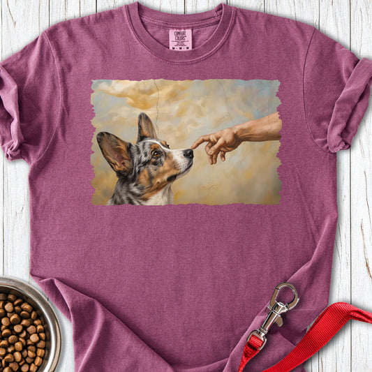 Cardigan Welsh Corgi Blue Merle Creation Premium Tee Berry
