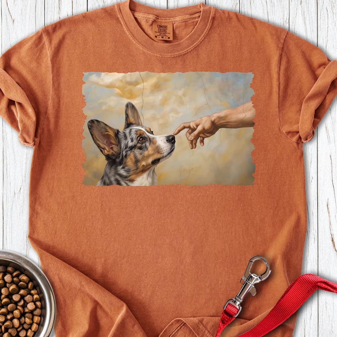 Cardigan Welsh Corgi Blue Merle Creation Premium Tee — Yam