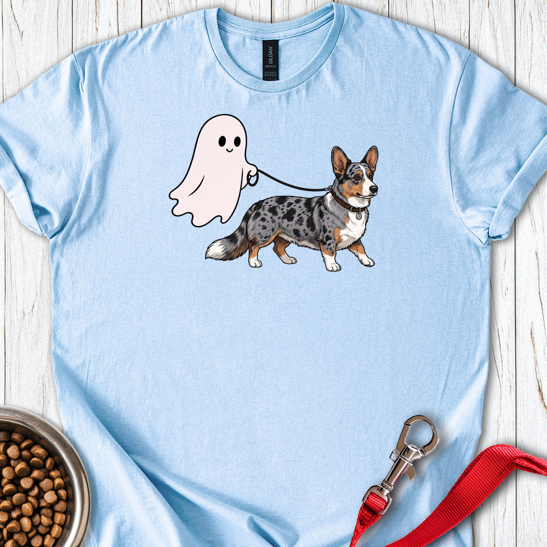 Cardigan Welsh Corgi Blue Merle Halloween — Light Blue