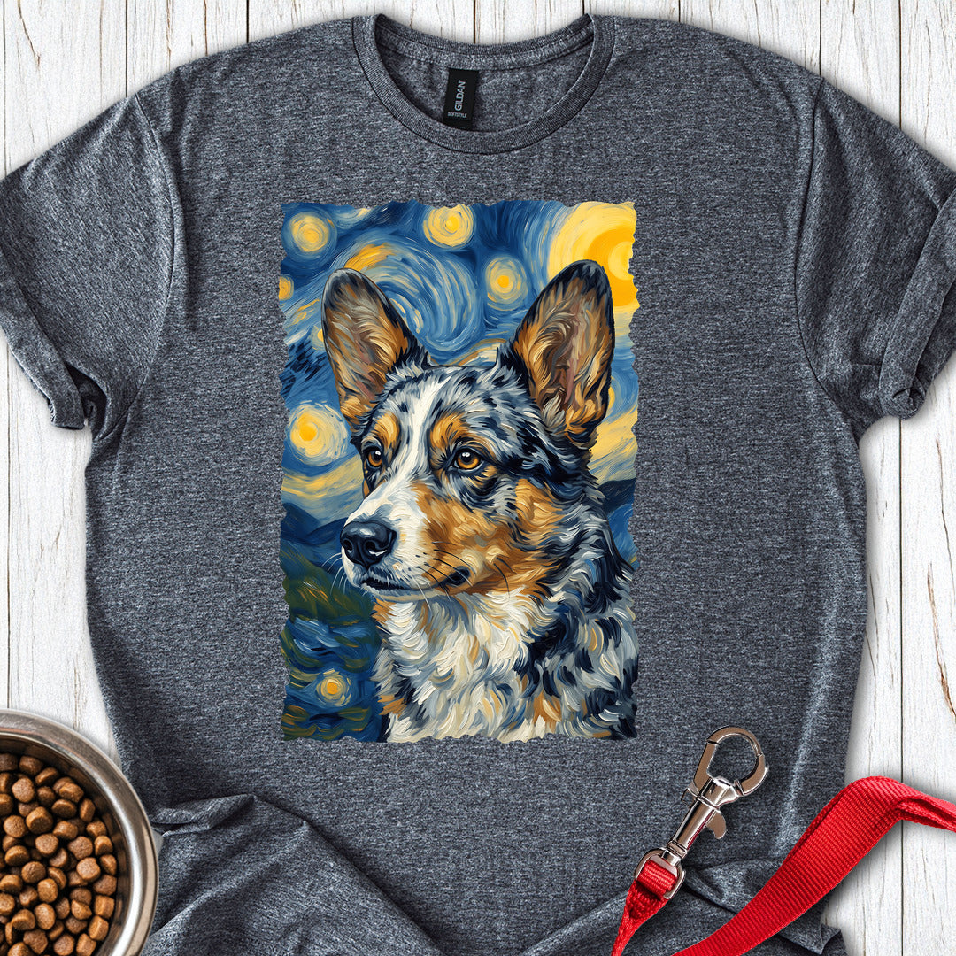 Cardigan Welsh Corgi Blue Merle Van Gogh — Dark Heather