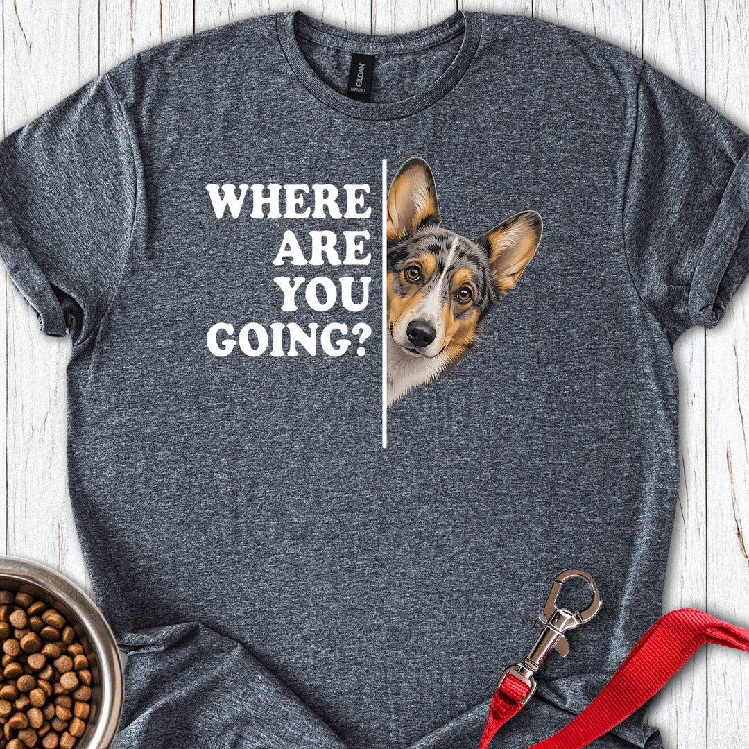 Cardigan Welsh Corgi Blue Merle Where Are You Going — Dark Heather