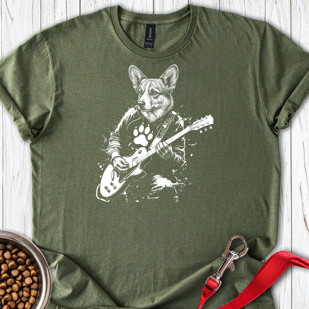 Cardigan Welsh Corgi Guitar — Military Green