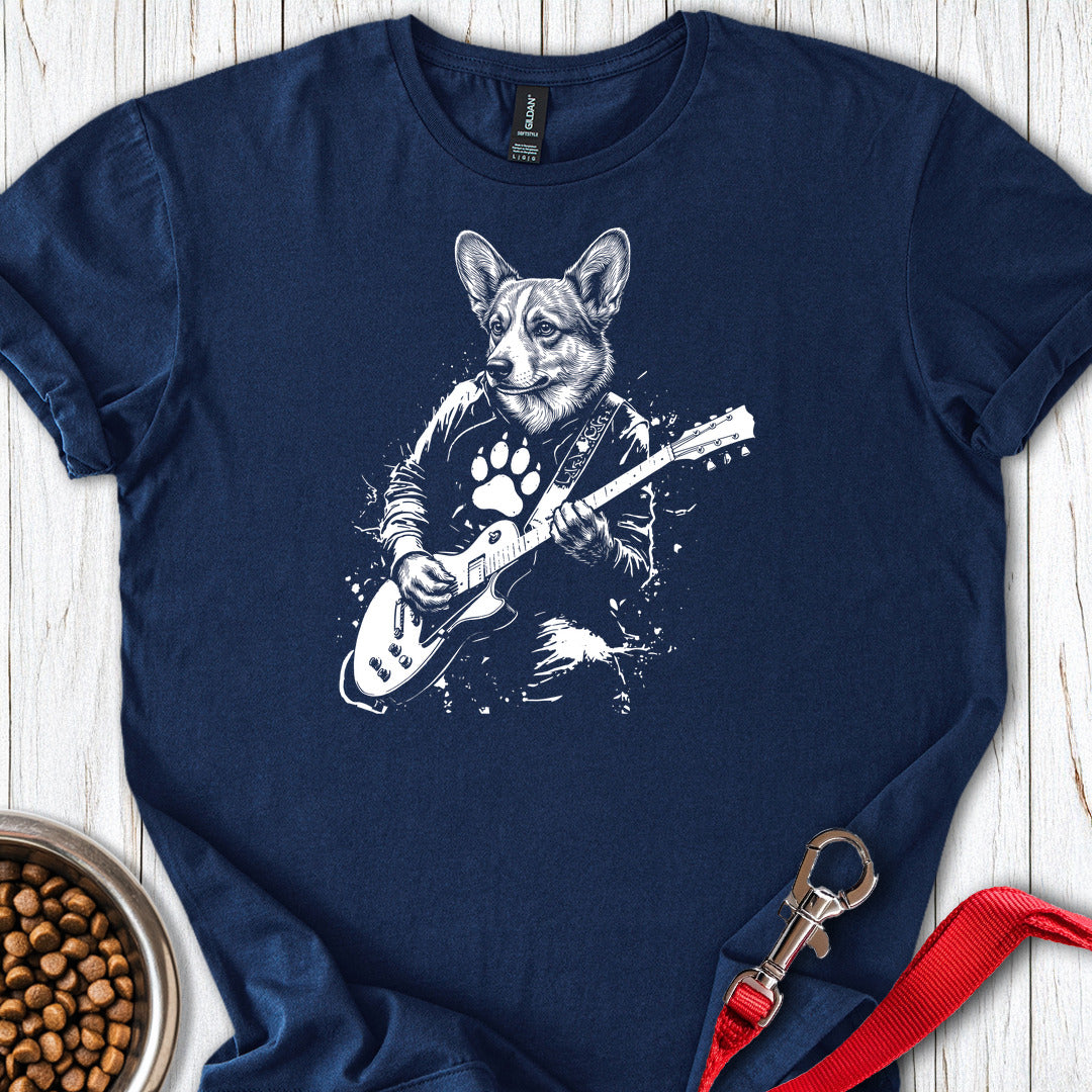 Cardigan Welsh Corgi Guitar — Navy