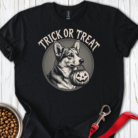 Cardigan Welsh Corgi Halloween — Black