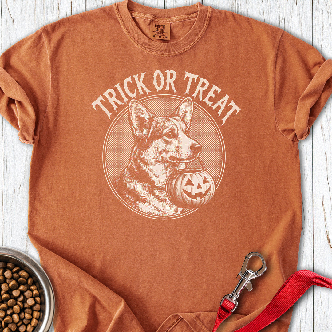 Cardigan Welsh Corgi Halloween Premium Tee — Yam