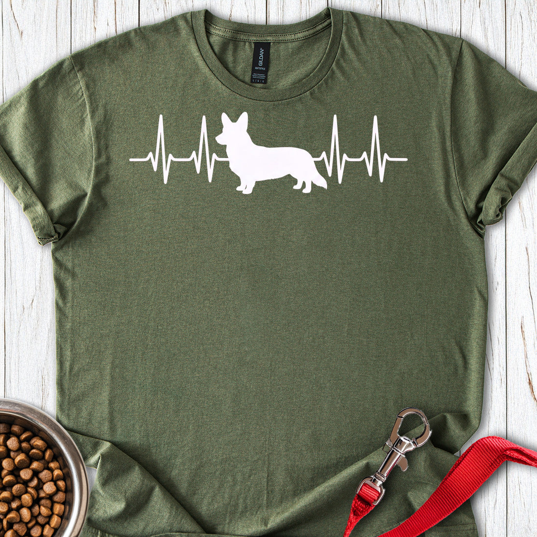 Cardigan Welsh Corgi Heartbeat — Military Green