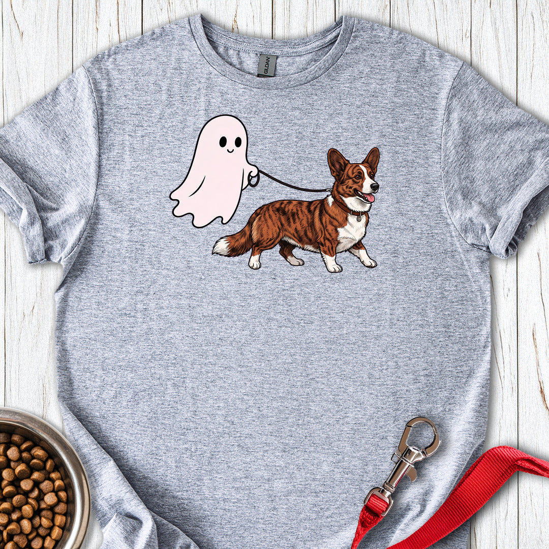 Cardigan Welsh Corgi Red Brindle Halloween — Sport Grey