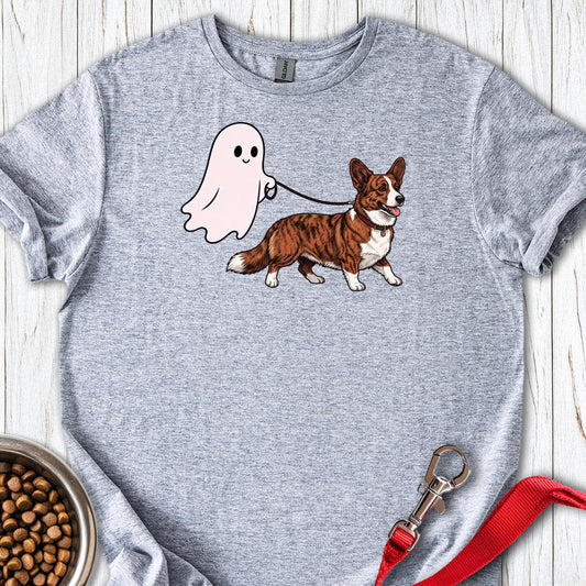 Cardigan Welsh Corgi Red Brindle Halloween — Sport Grey