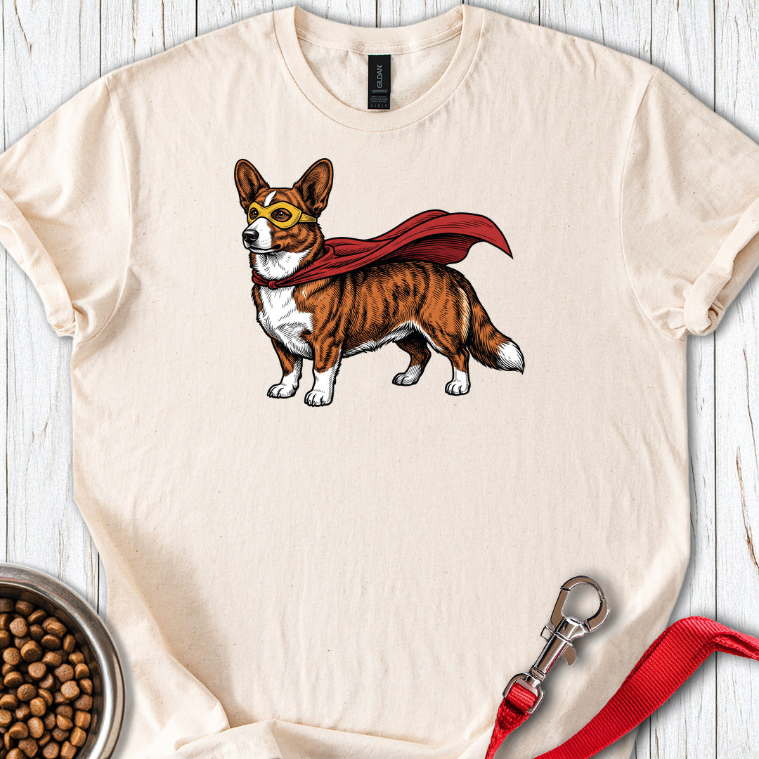 Cardigan Welsh Corgi Red Brindle Superhero — Natural