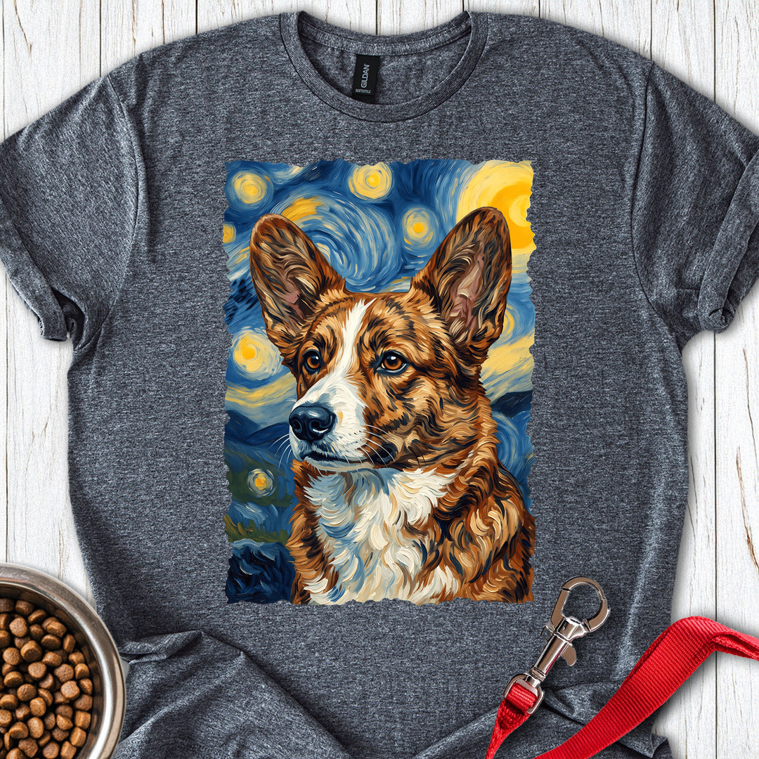 Cardigan Welsh Corgi Red Brindle Van Gogh — Dark Heather