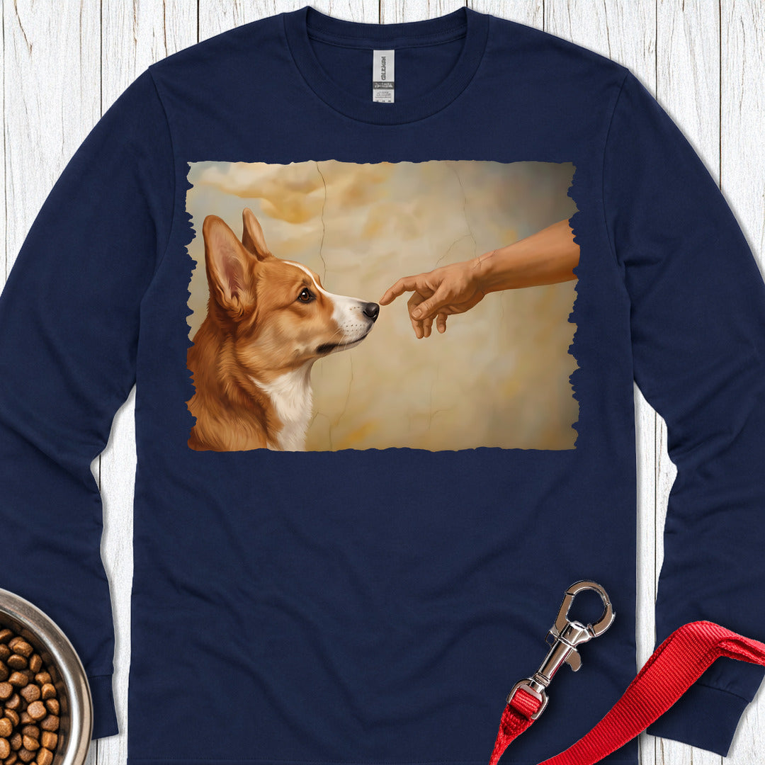 Cardigan Welsh Corgi Red Creation Long Sleeve Navy