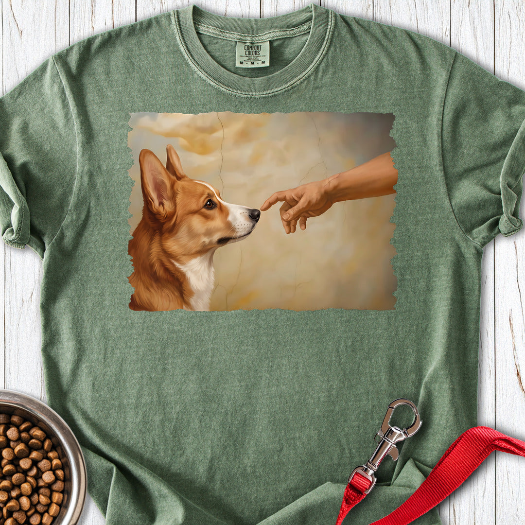Cardigan Welsh Corgi Red Creation Premium Tee — Moss