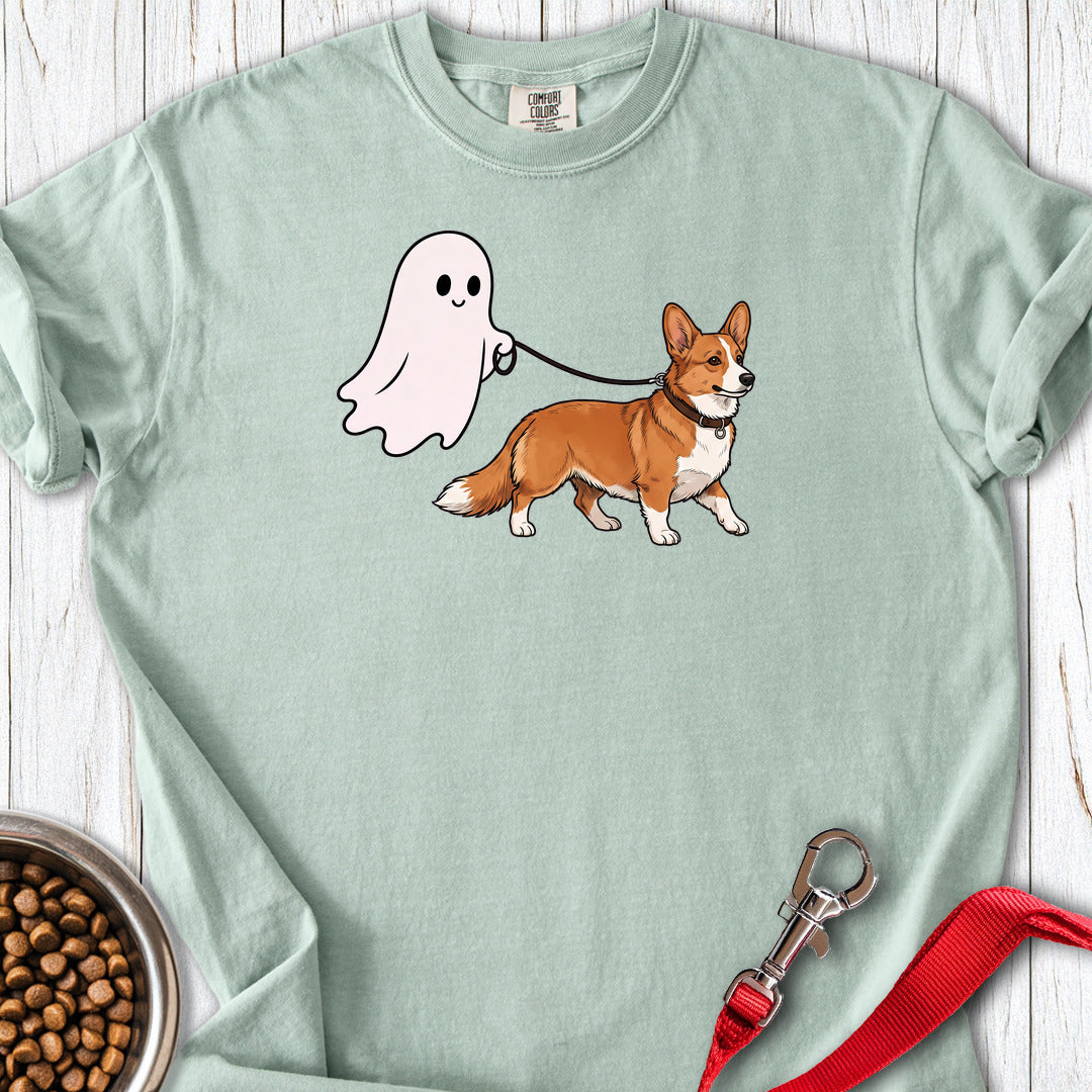 Cardigan Welsh Corgi Red Halloween Premium Tee — Bay
