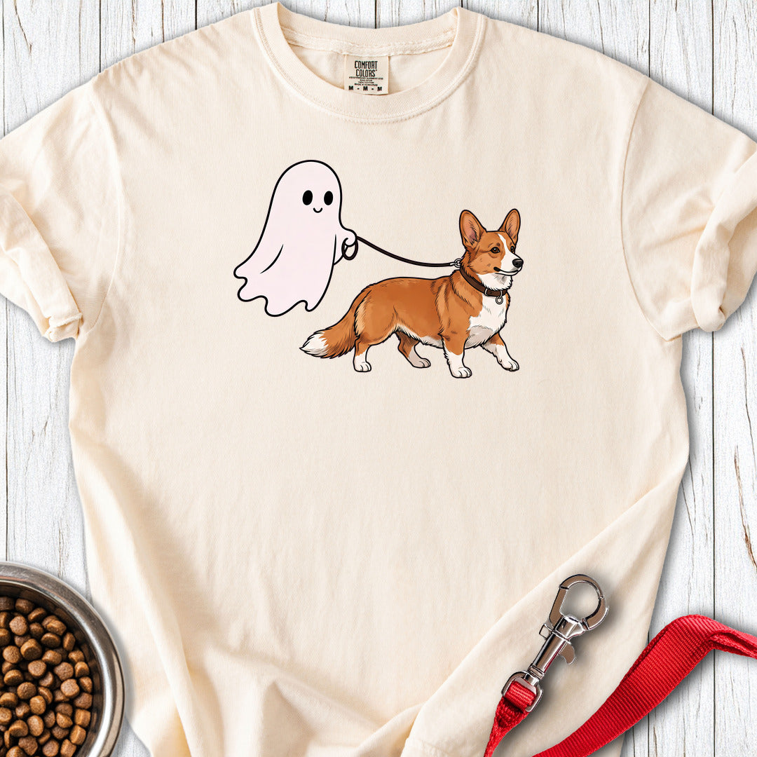 Cardigan Welsh Corgi Red Halloween Premium Tee — Ivory