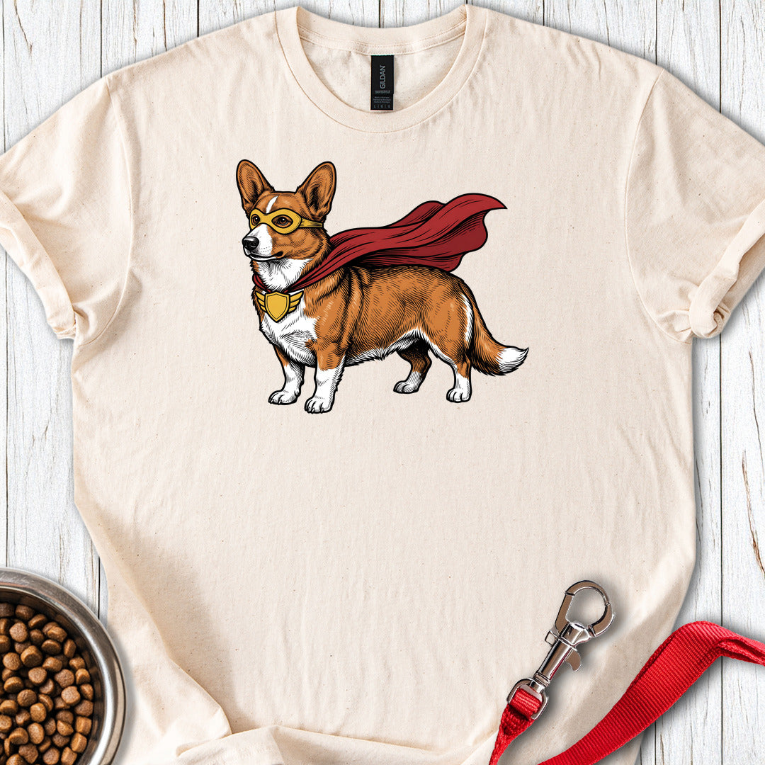 Cardigan Welsh Corgi Red Superhero — Natural