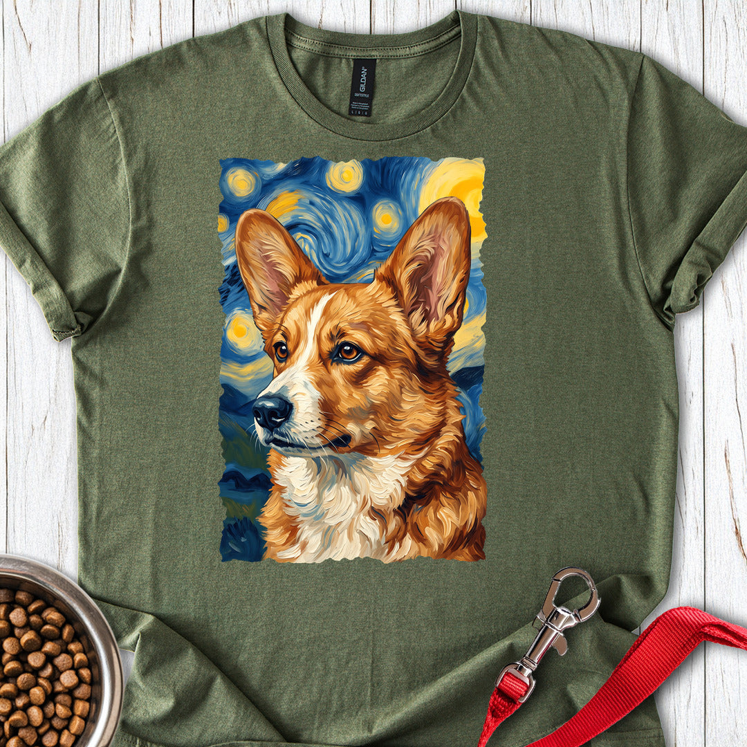Cardigan Welsh Corgi Red Van Gogh — Military Green