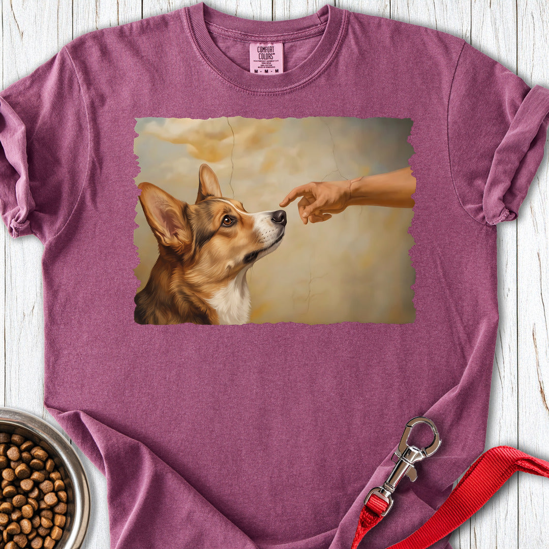 Cardigan Welsh Corgi Sable Creation Premium Tee — Berry