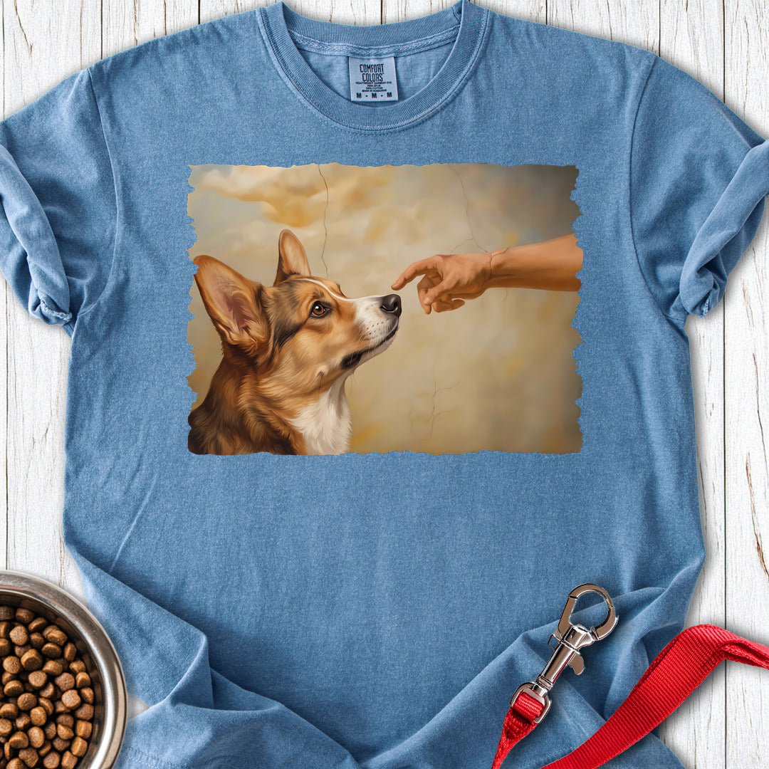 Cardigan Welsh Corgi Sable Creation Premium Tee — Blue Jean