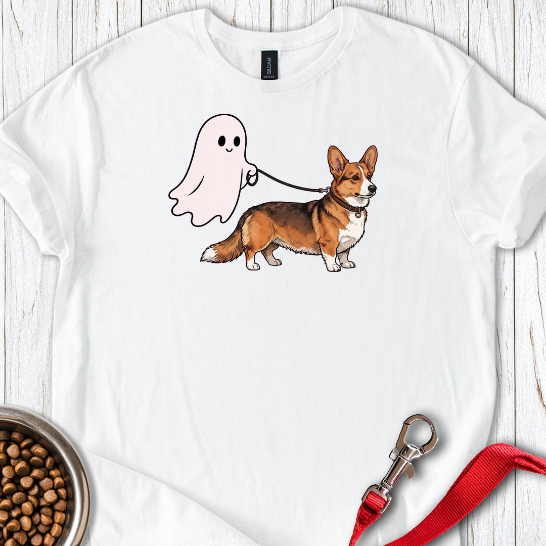 Cardigan Welsh Corgi Sable Halloween — White
