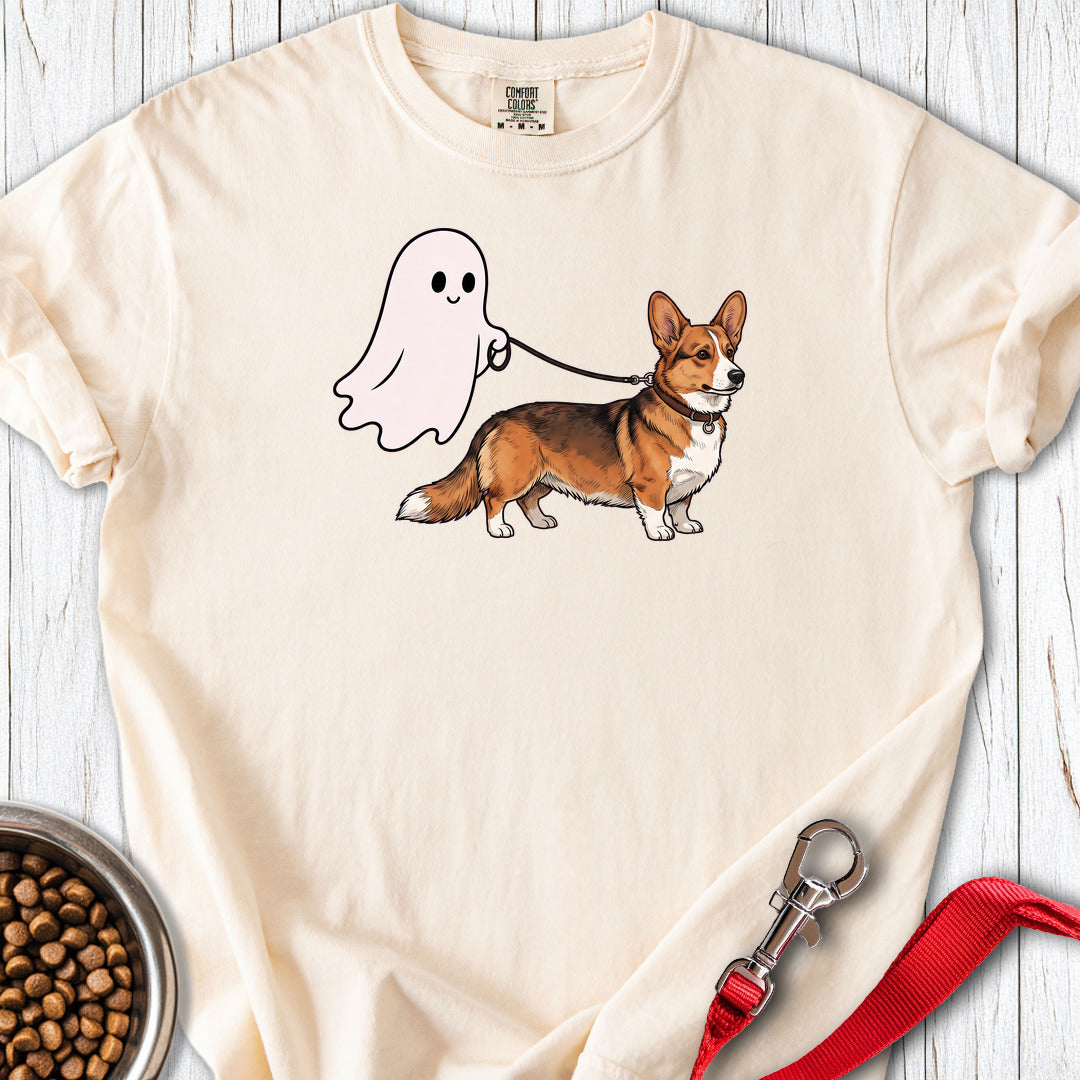 Cardigan Welsh Corgi Sable Halloween Premium Tee — Ivory