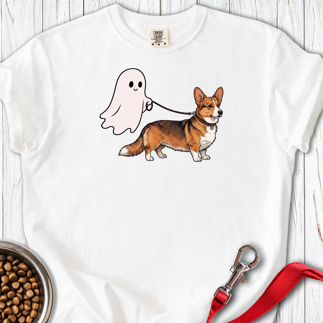 Cardigan Welsh Corgi Sable Halloween Premium Tee — White