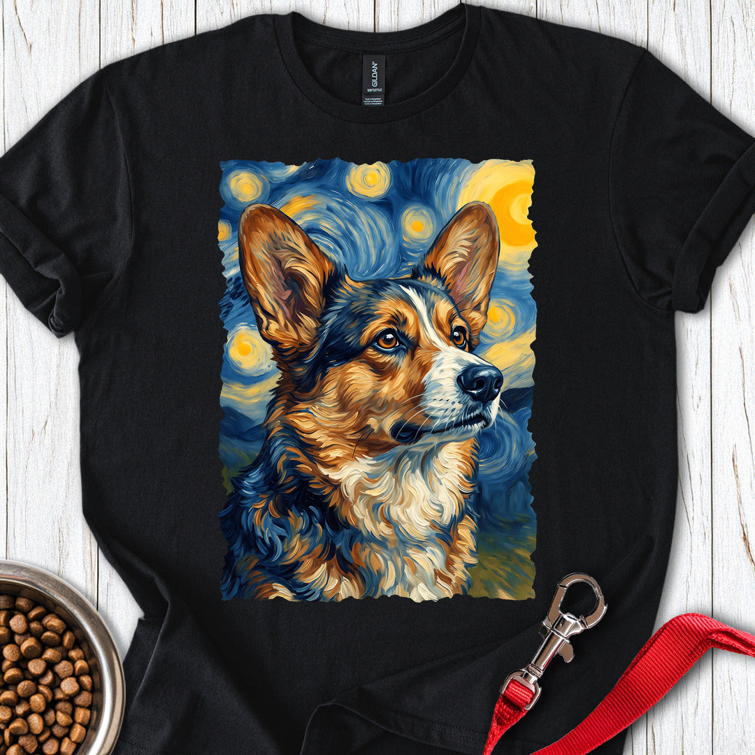 Cardigan Welsh Corgi Sable Van Gogh — Black