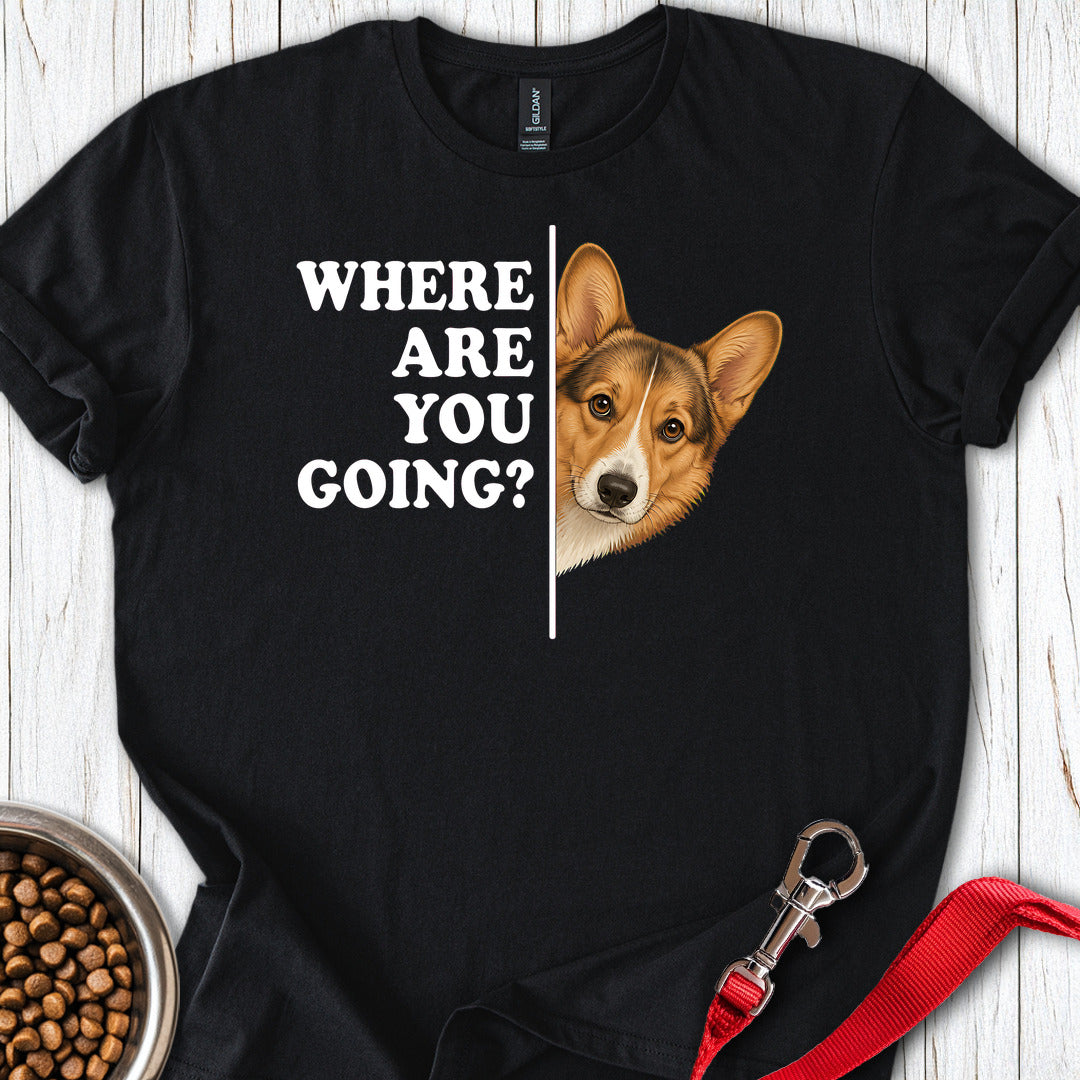 Cardigan Welsh Corgi Sable Where Are You Going — Black