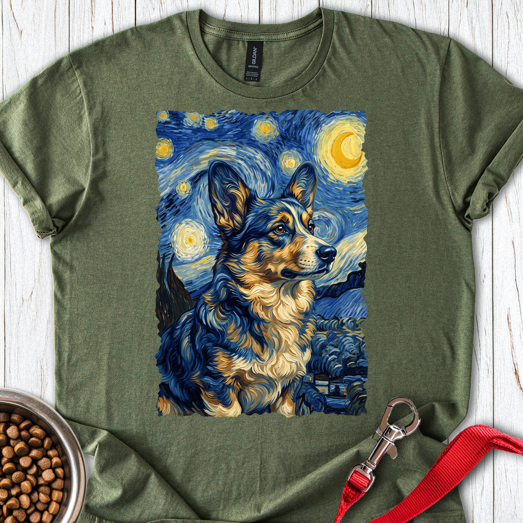 Cardigan Welsh Corgi Van Gogh Military Green