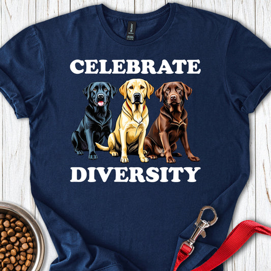 Celebrate Diversity Labrador Navy