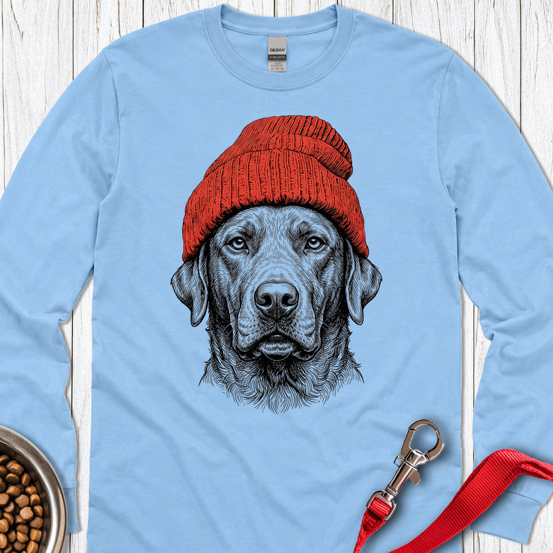Chesapeake Bay Retriever Beanie Long Sleeve — Carolina Blue