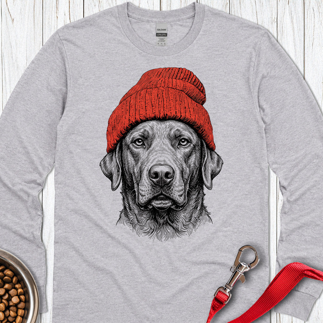 Chesapeake Bay Retriever Beanie Long Sleeve — Sport Grey