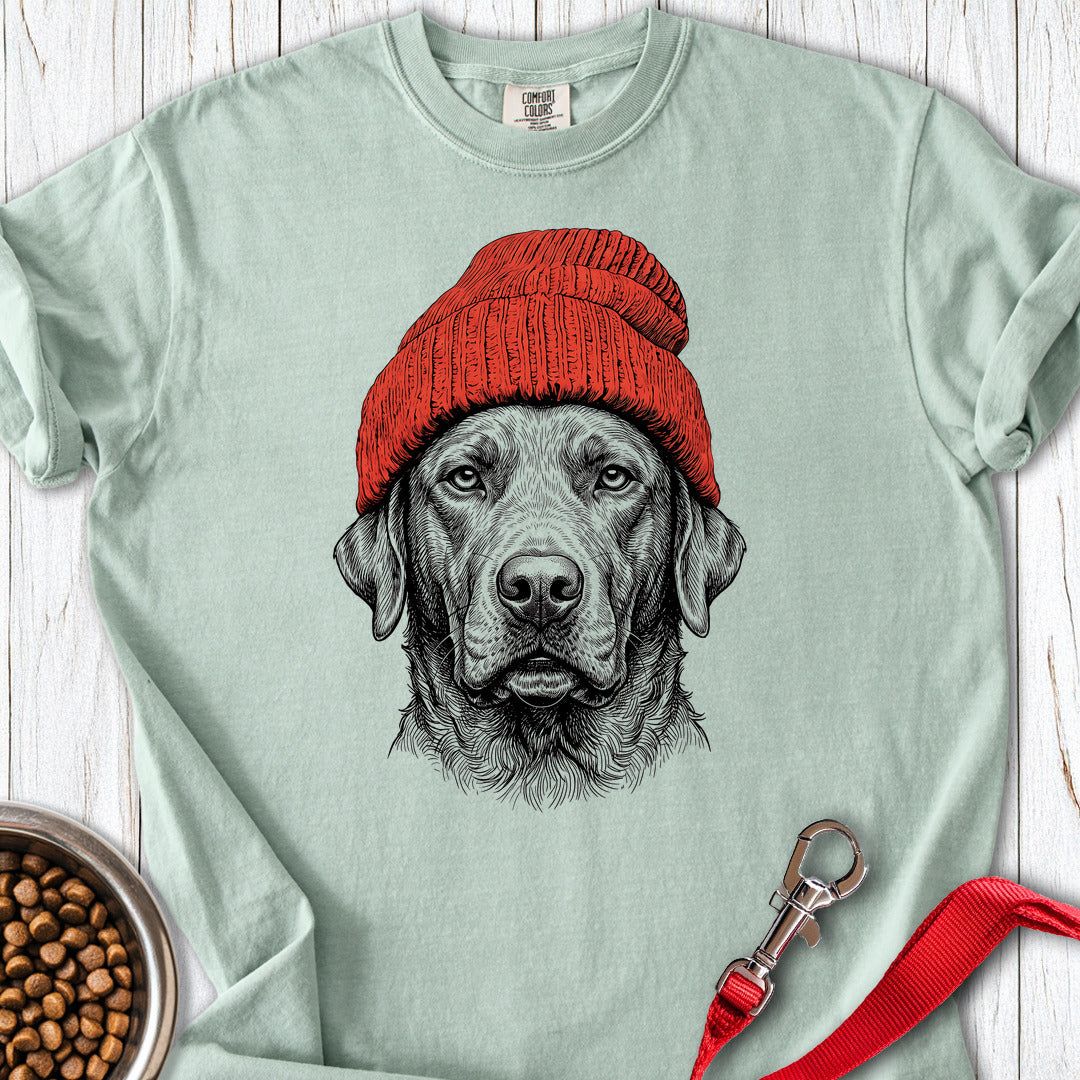 Chesapeake Bay Retriever Beanie Premium Tee — Bay