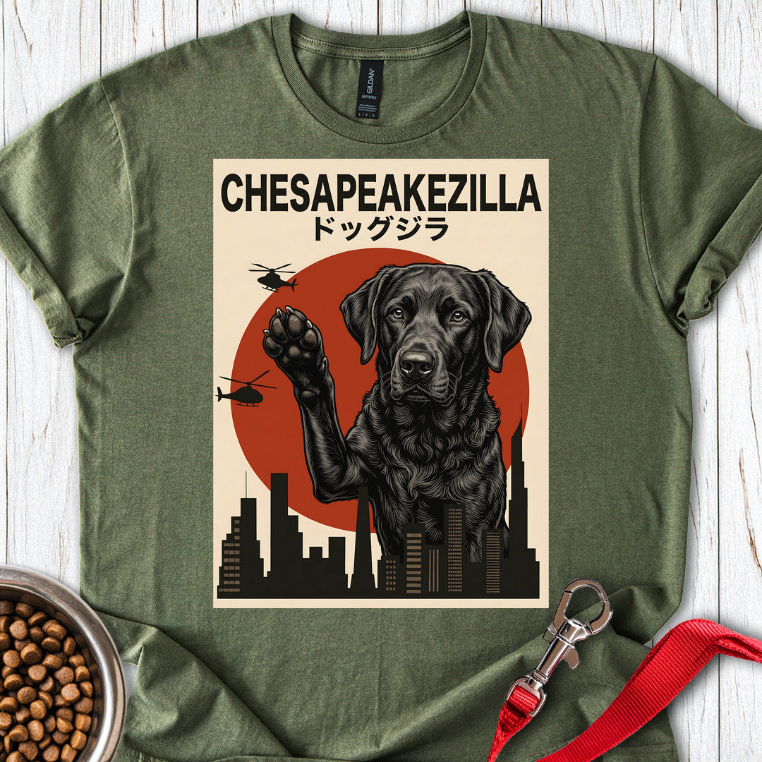 Chesapeake Bay Retriever Chesapeakezilla — Military Green