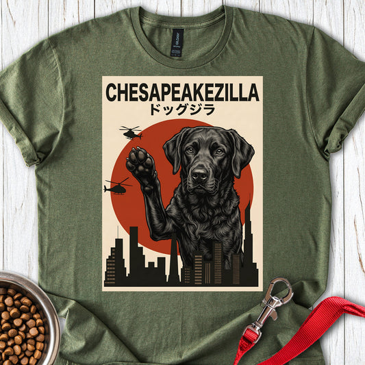 Chesapeake Bay Retriever Chesapeakezilla — Military Green