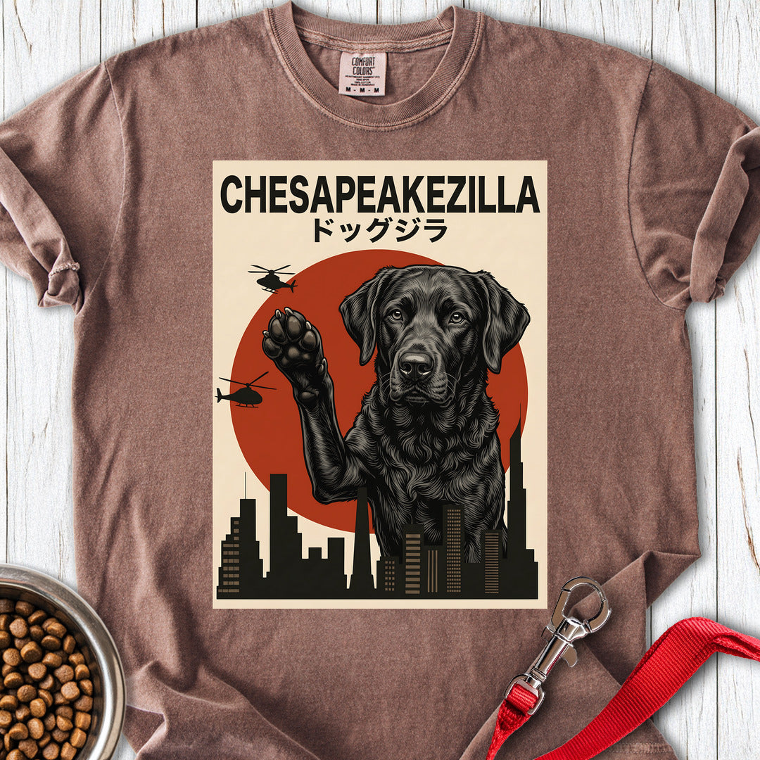 Chesapeake Bay Retriever Chesapeakezilla Premium Tee — Espresso