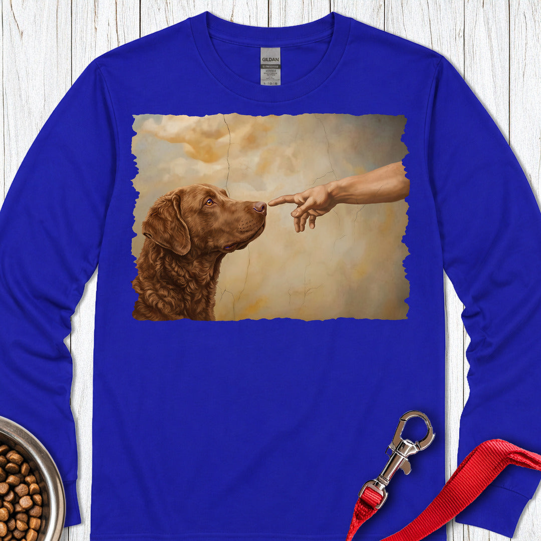 Chesapeake Bay Retriever Creation Long Sleeve — Royal