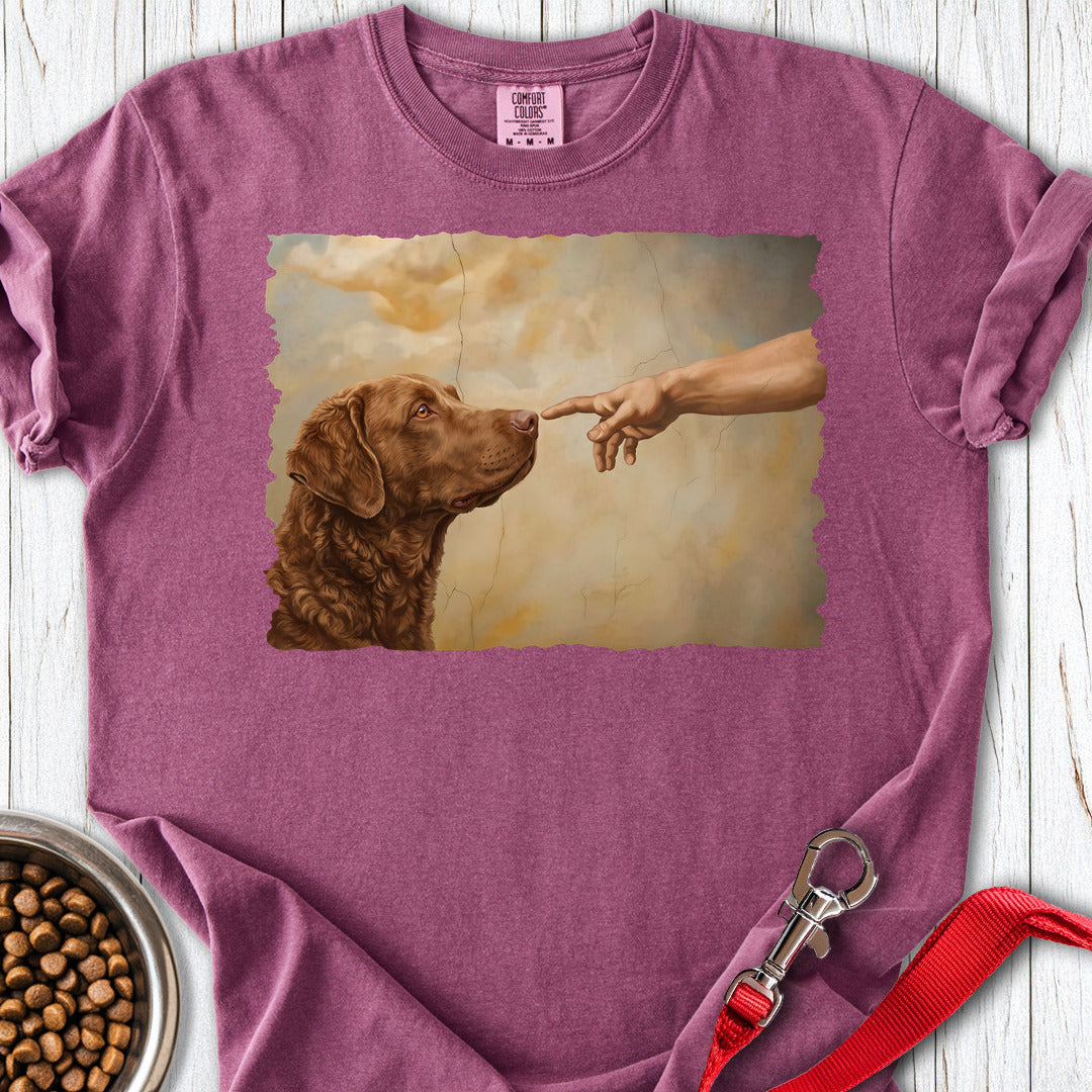 Chesapeake Bay Retriever Creation Premium Tee — Berry