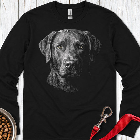 Chesapeake Bay Retriever Engraved Long Sleeve — Black