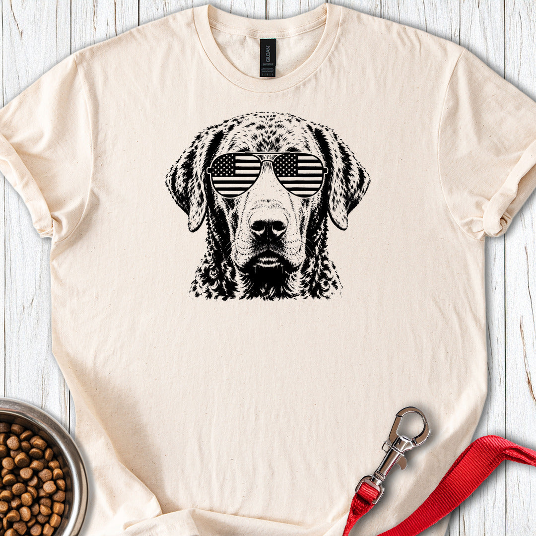 Chesapeake Bay Retriever Flag Shades — Natural