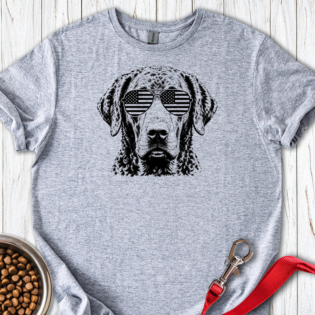 Chesapeake Bay Retriever Flag Shades — Sport Grey