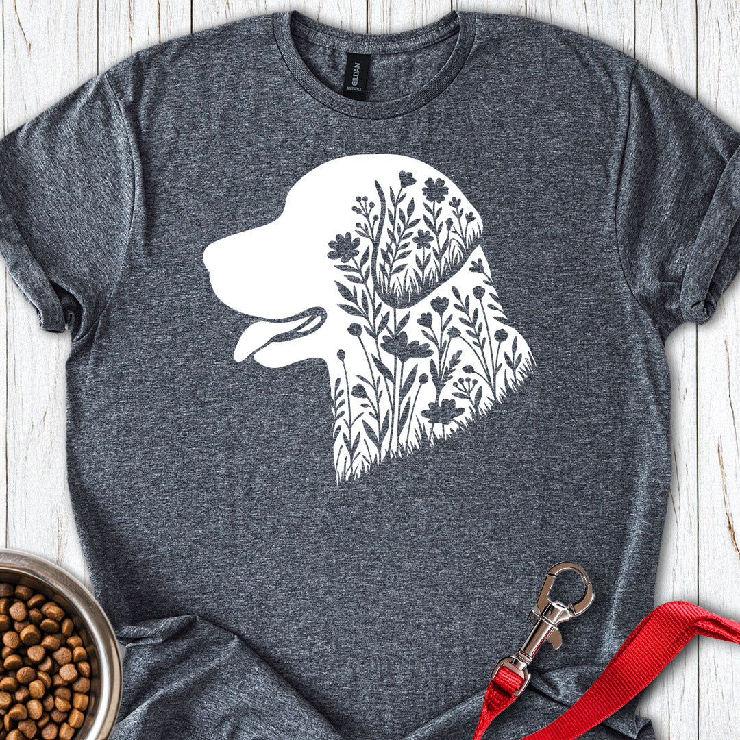 Chesapeake Bay Retriever Flowers — Dark Heather